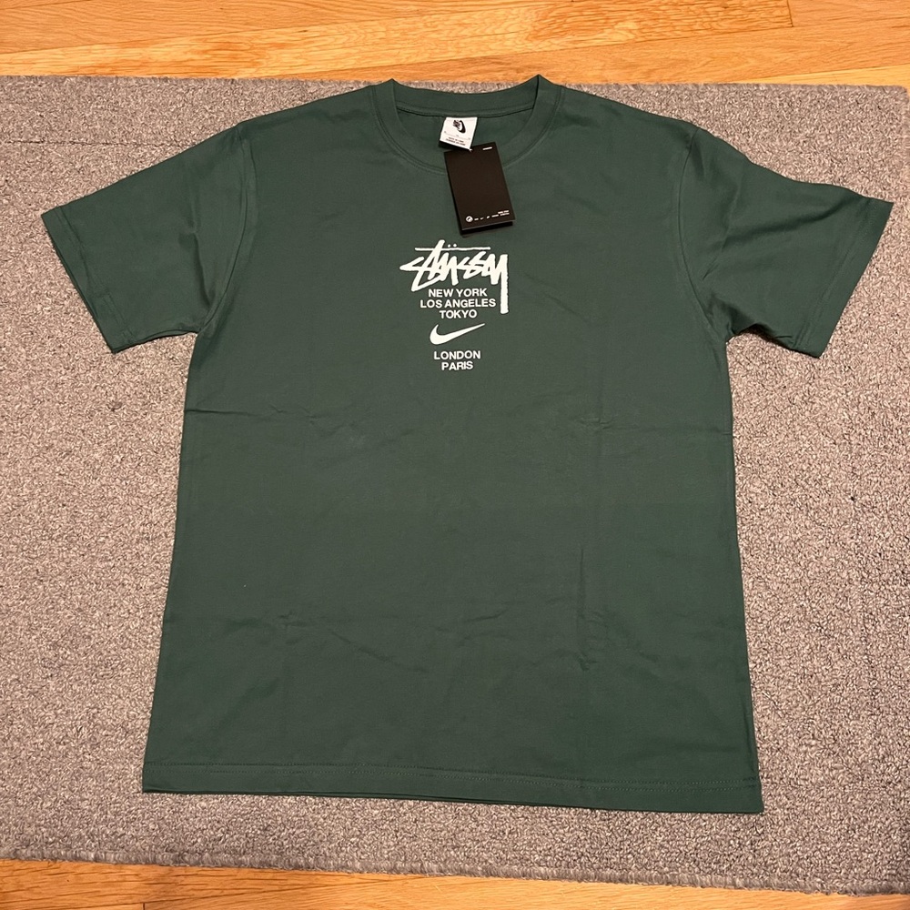 Tough Stussy Nike Tee Green
